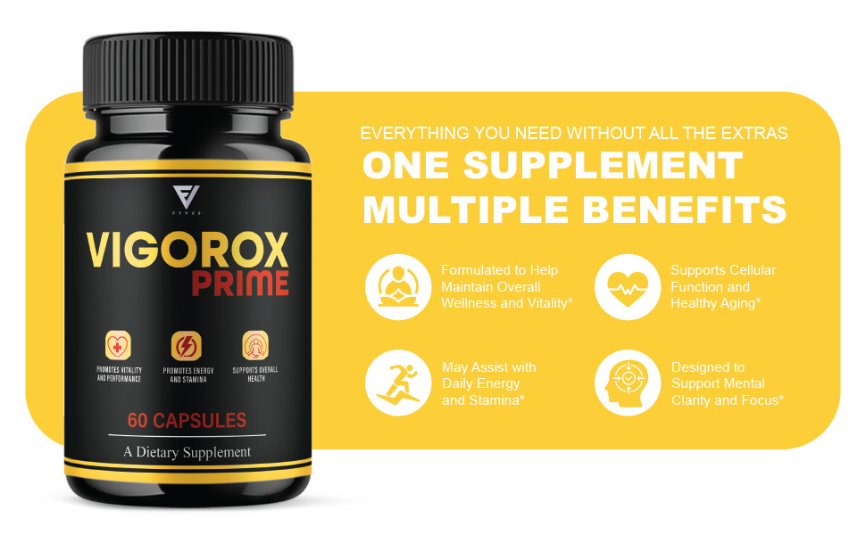Vigorox Prime Max Performance Supplement, VigoroxPrime (60 Capsules)