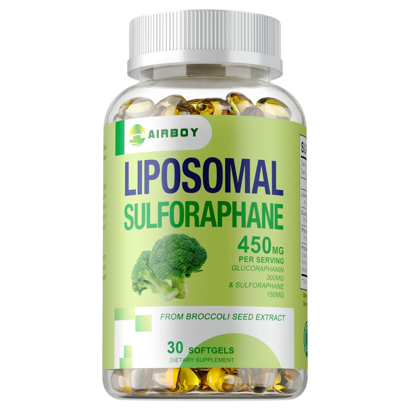 Liposomal Sulforaphane – Ultimate Antioxidant Power, Liver Healt-glucosamine