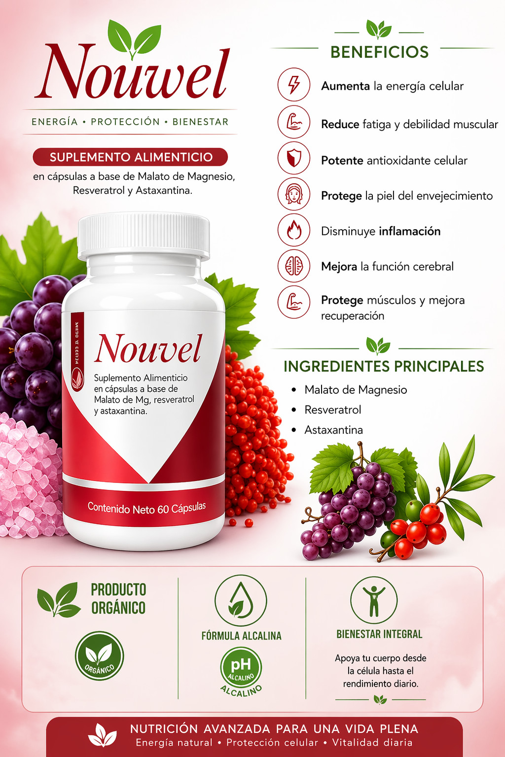 NOUVEL DE LA COMPAÑÍA ISMERELY 60 Caps FAST FREE SHIPPING