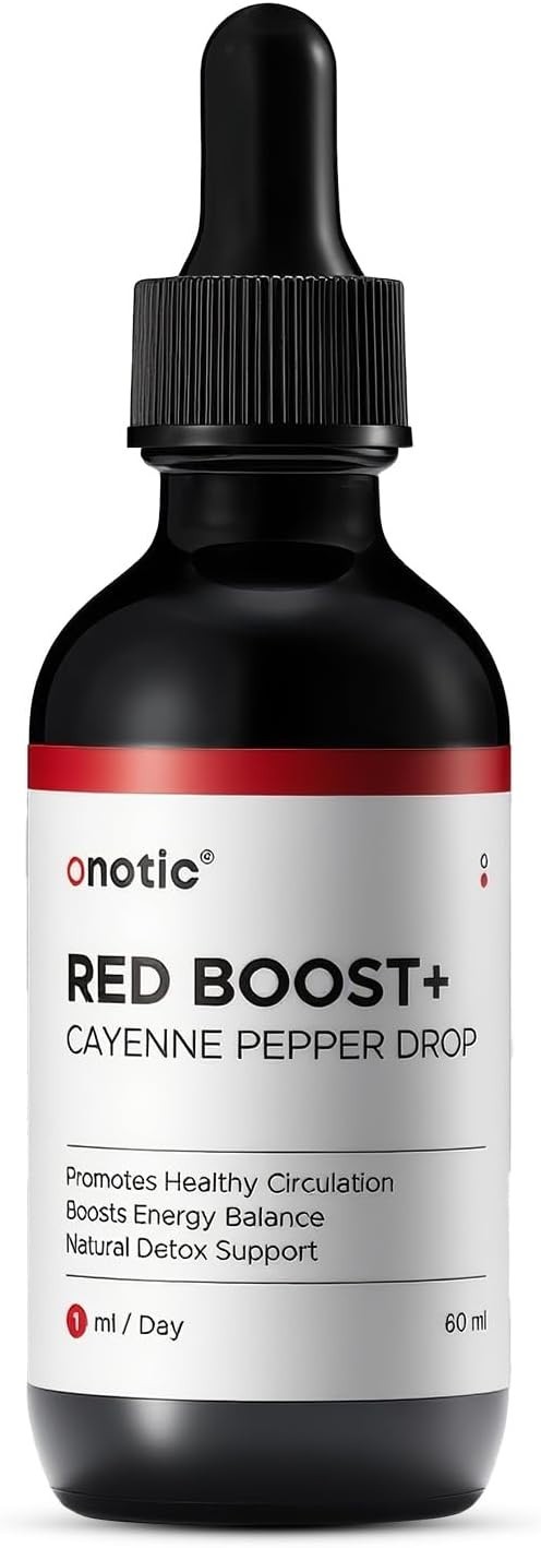 Onotic brand Cayenne Pepper Drops, Red Boost+, 60ML – FREE SHIPPING!!!