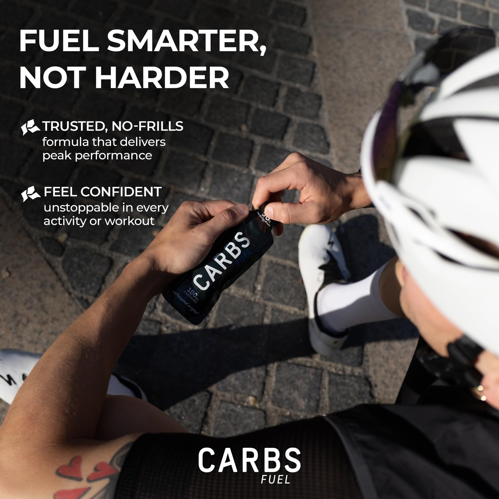 Carbs Fuel Caffeinated Original 50G Gel Caffeine Gel No Caffeine For Endurance