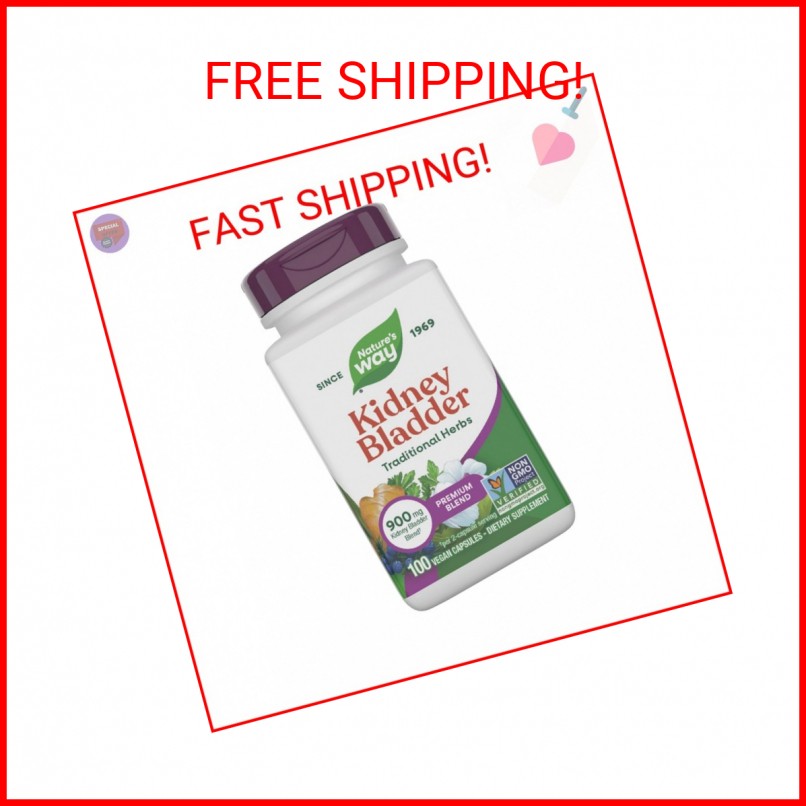 Nature’s Way Kidney Bladder Premium Blend, Traditional Herbs Supplement, 900 mg