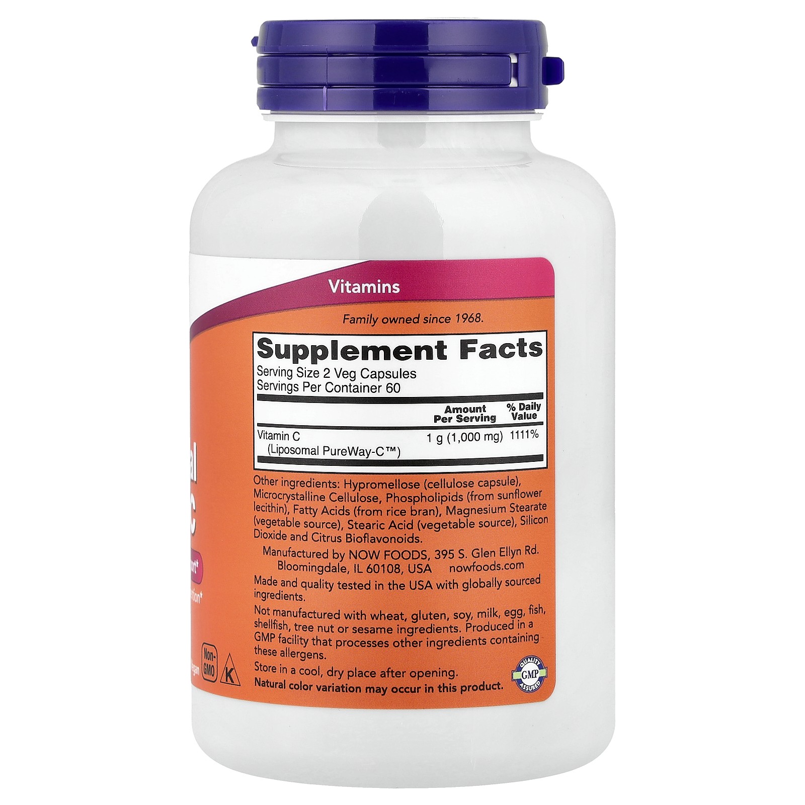 Liposomal Vitamin C, 120 Veg Capsules