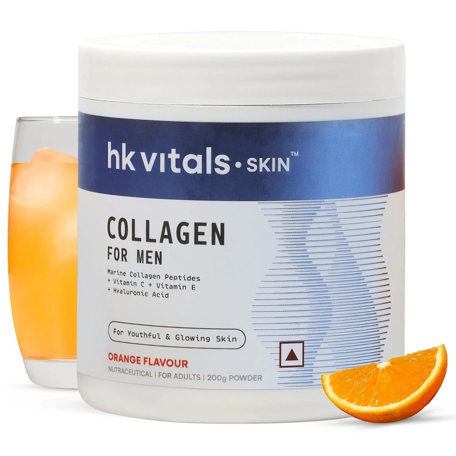 HK Vitals Marine Collagen for Men 200g – Orange Skin Glow Supplement u799