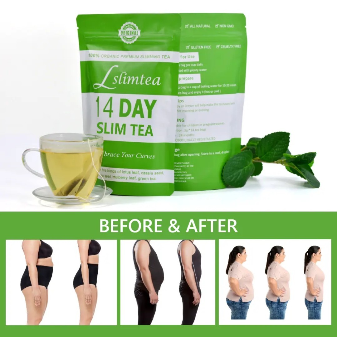 14 Days Detox Tea Weight Loss Slimming Burn Calories Body Slim Diet Fat Burner