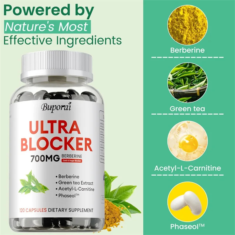 Ultra Blocker 120pcs – Reduce Bloating, Digestive Health,Antioxidant,Metabolism