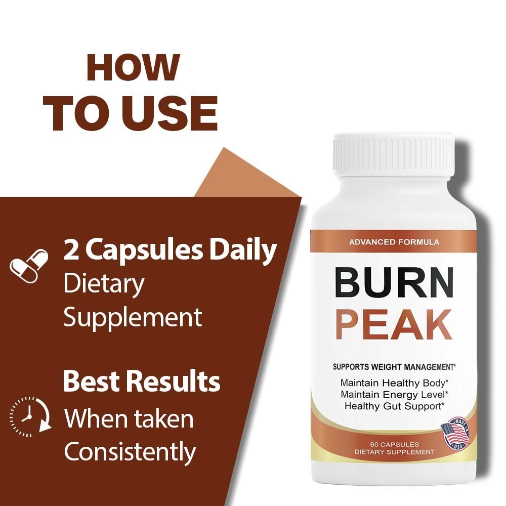 1PCS 2026 New Burn Peak for Advanced Weight Loss, BurnPeak Fat-Burner Formula