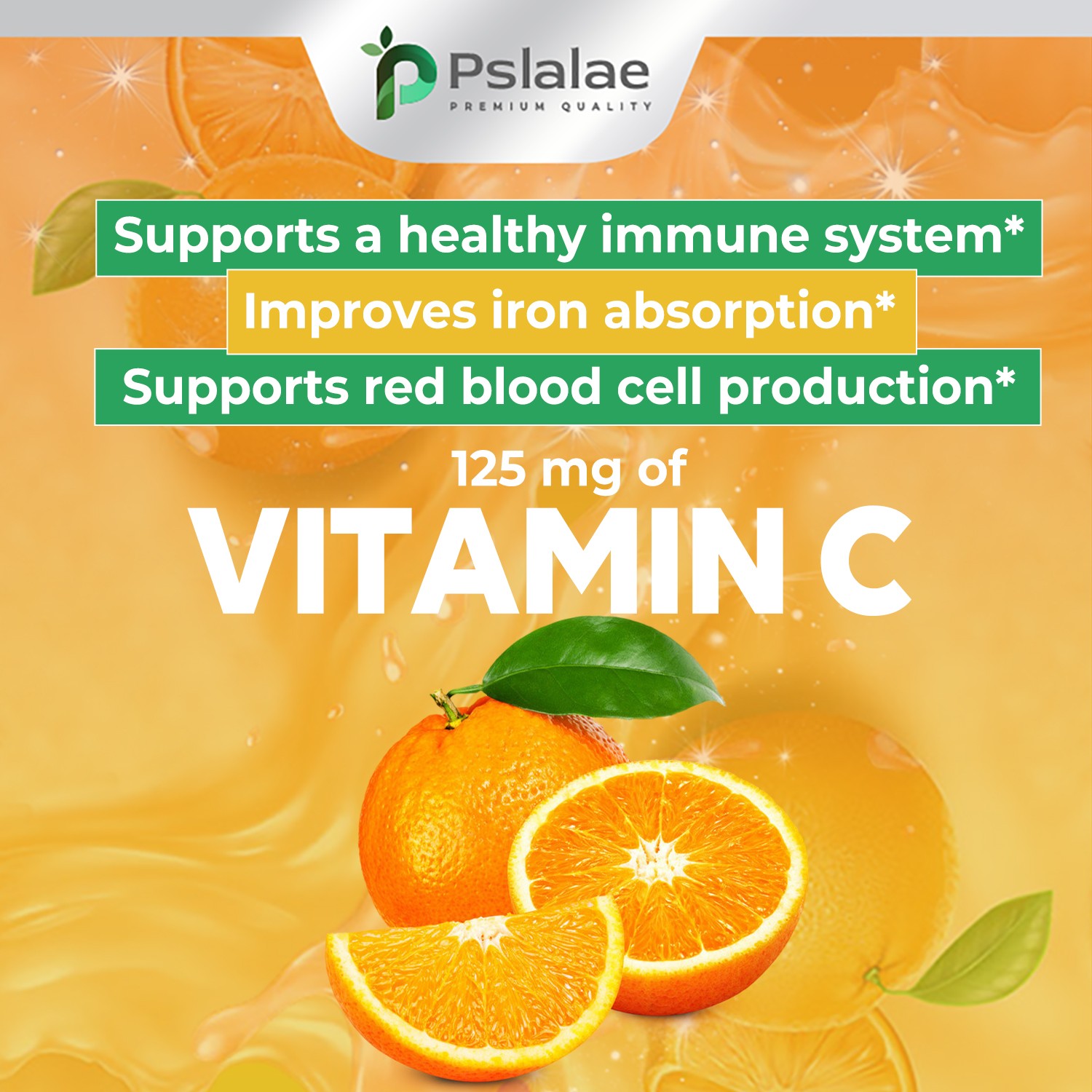 Iron Supplements 650mg – with Vitamin C – Absorbs Easily Raise Hemoglobin Levels