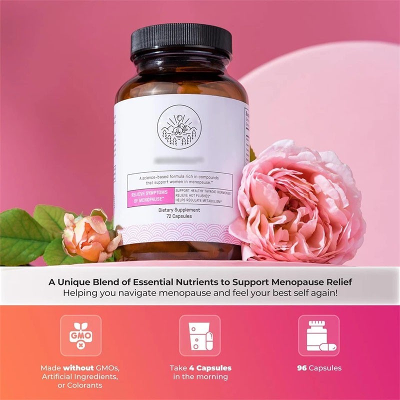 Happy Mammoth Hormone Harmony organic Hormonal Support for Women 72 Capsules