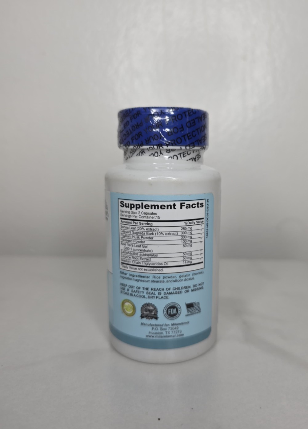 New ORIGINAL Milamiamor 15 Day Cleanse – High Quality Gut and Colon Relief USA