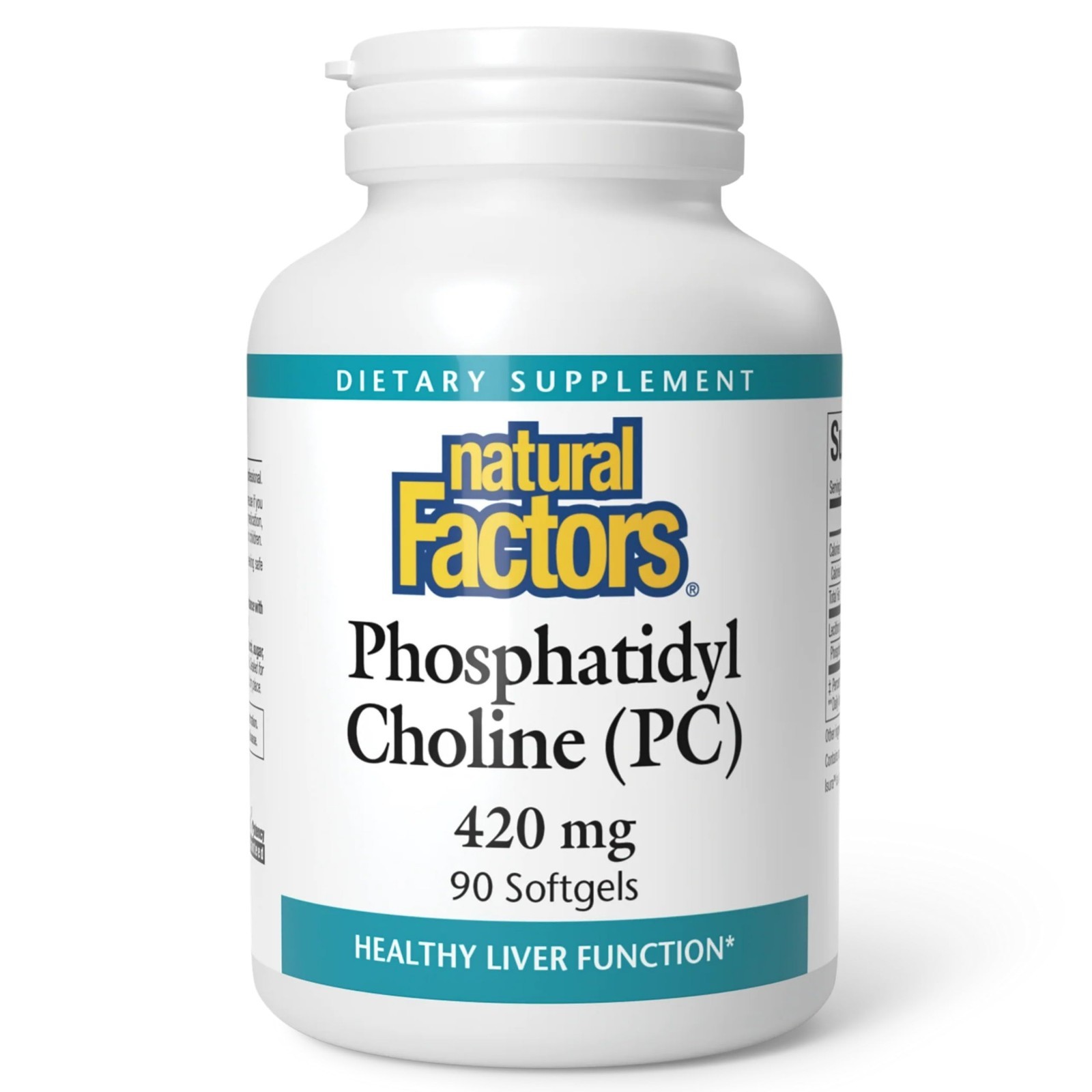 Phosphatidyl Choline 420mg – Supports Liver Health, 90 Soft Gels for Wellness