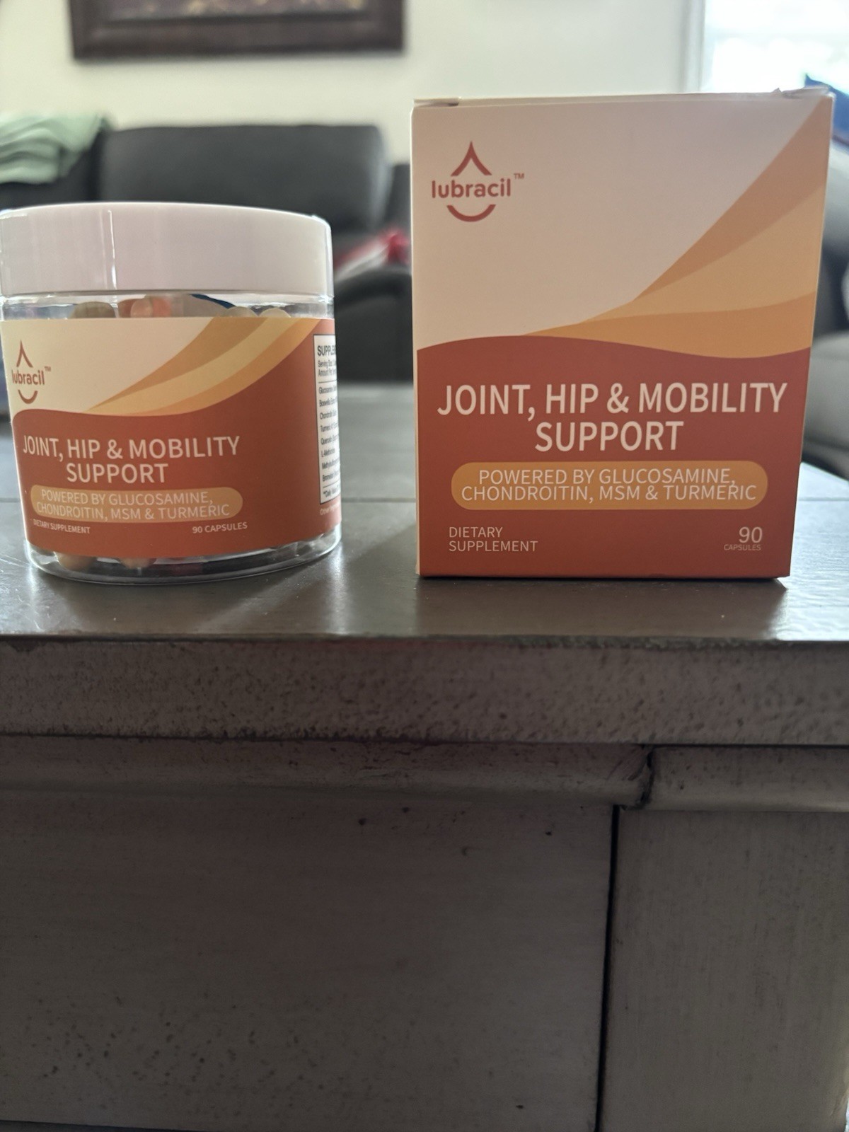 2 Lubracil Joint, Hip & Mobility Support Dietary Supplements 90 Capsules NEW