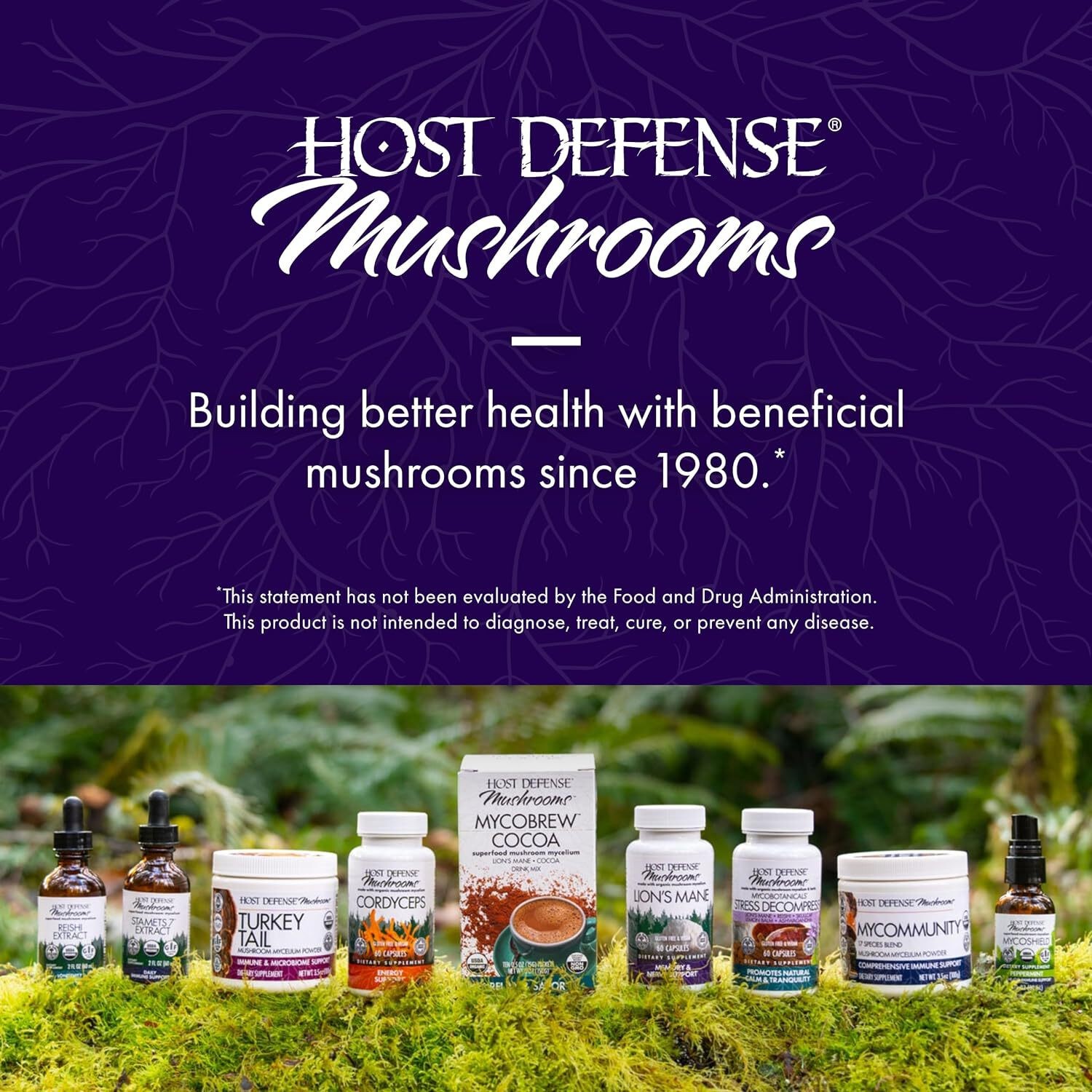 Host Defense Lion’s Mane Powder – Brain Health Support 7 oz EXP 08/27