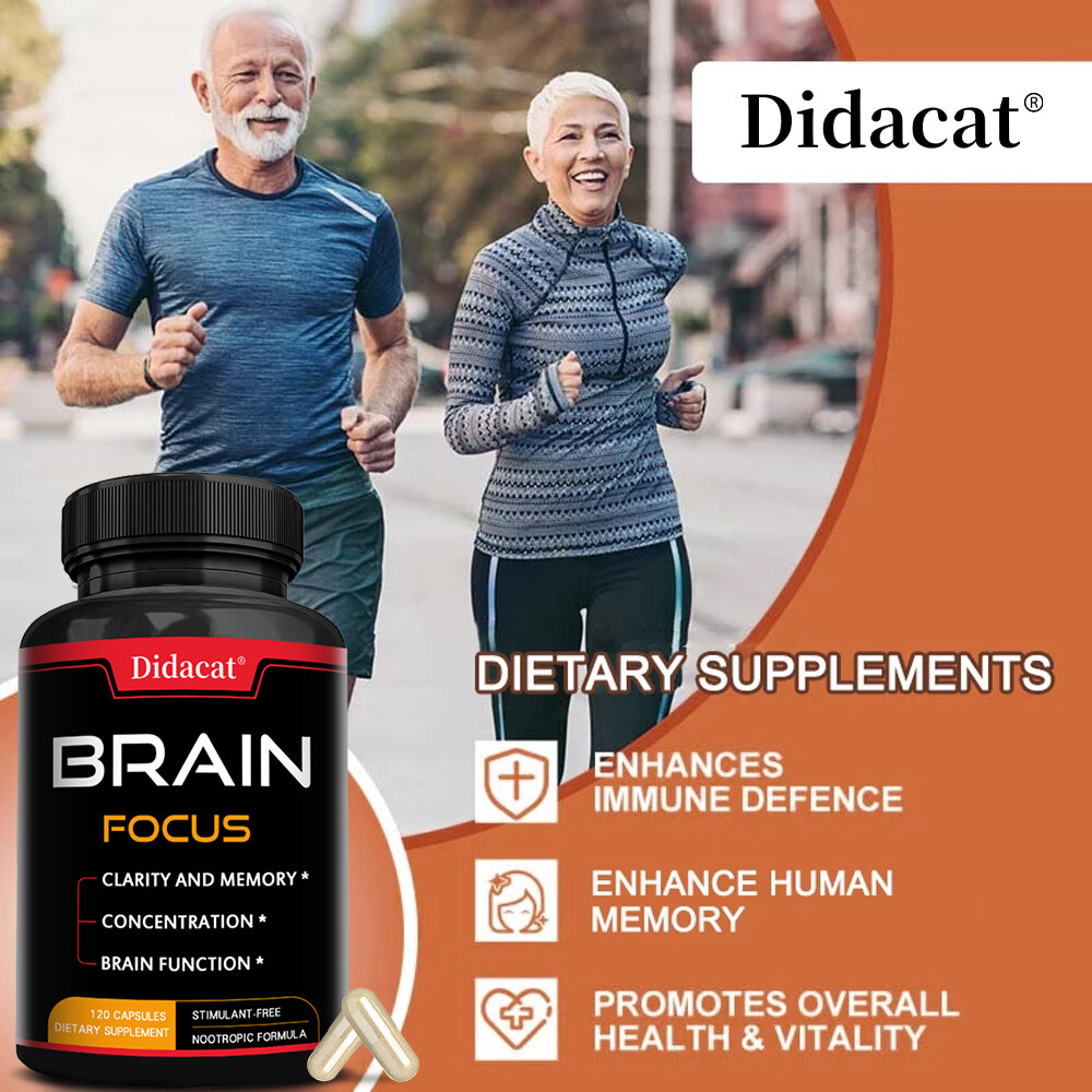 Brain Health Capsules Enhance Brain Function Improve Memory Attention 120 Caps