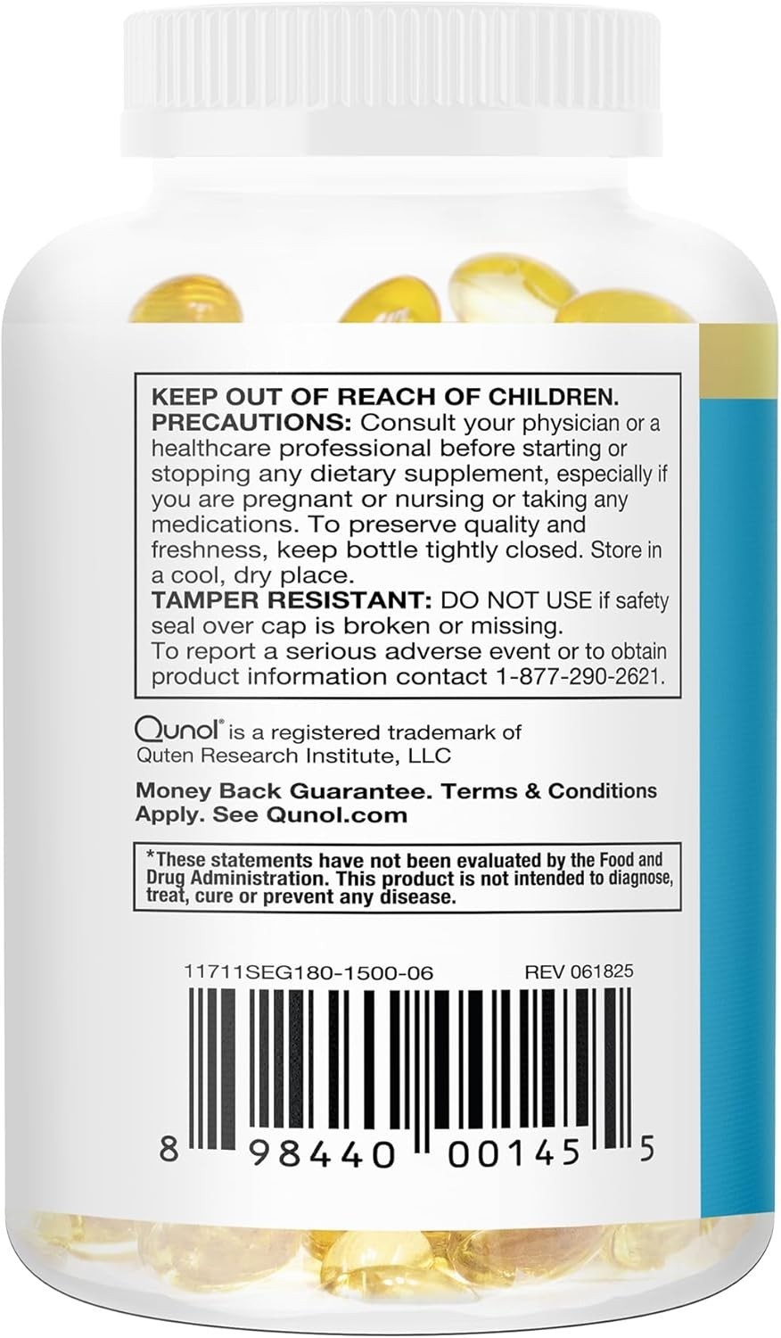 Easy to Swallow Omega-3 Softgels 1000mg – Ultra Pure Fish Oil in 180 Count