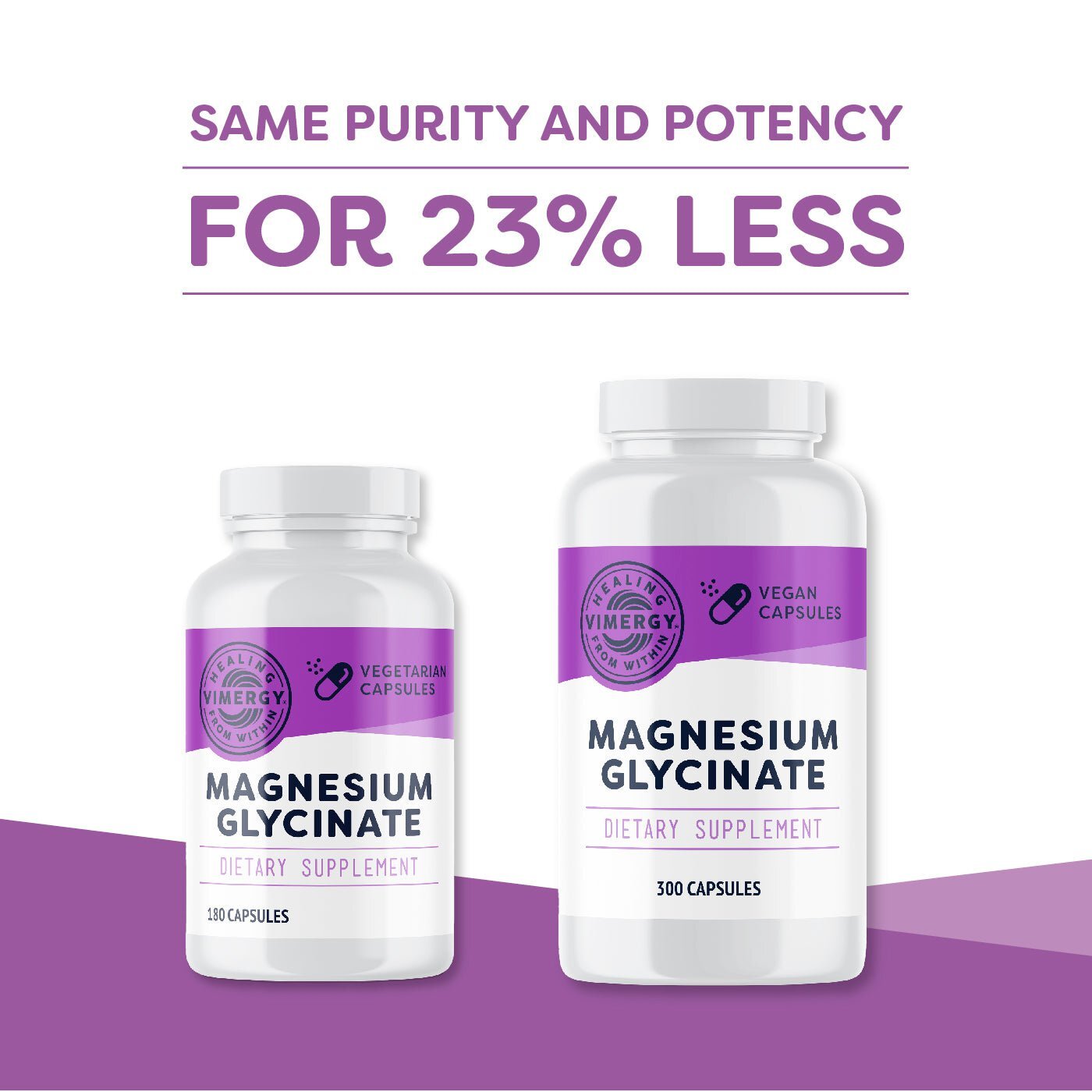 Vimergy Magnesium Glycinate, 300 Servings – Value Size