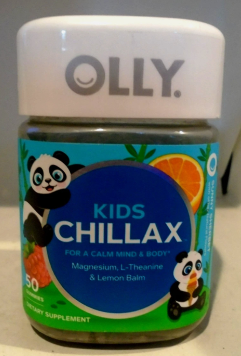 10/26 OLLY Kids Chillax Gummy, For a Calm and Relaxed Mood*, Magnesium, L-Theani