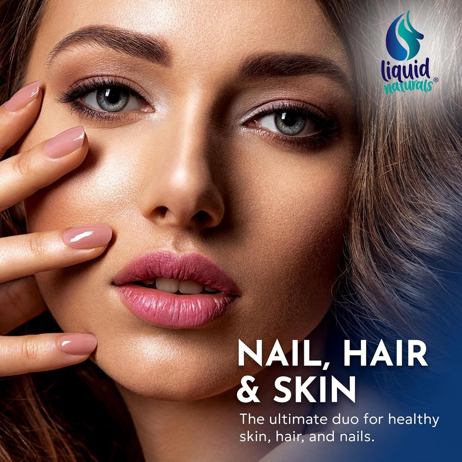 Liquid Collagen & Biotin Drops 2oz | Hair Skin Nail Support | Vanilla Flavor