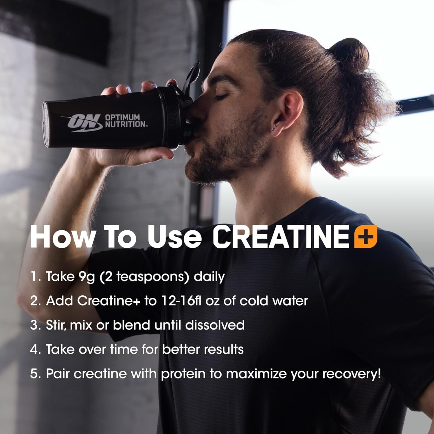 Creatine Monohydrate Plus Powder – Strawberry Peach, 40 Servings for Strength