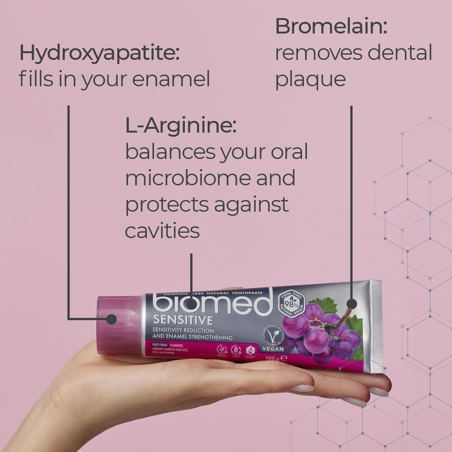 Biomed Sensitive Toothpaste For Enamel Strengthening (1)