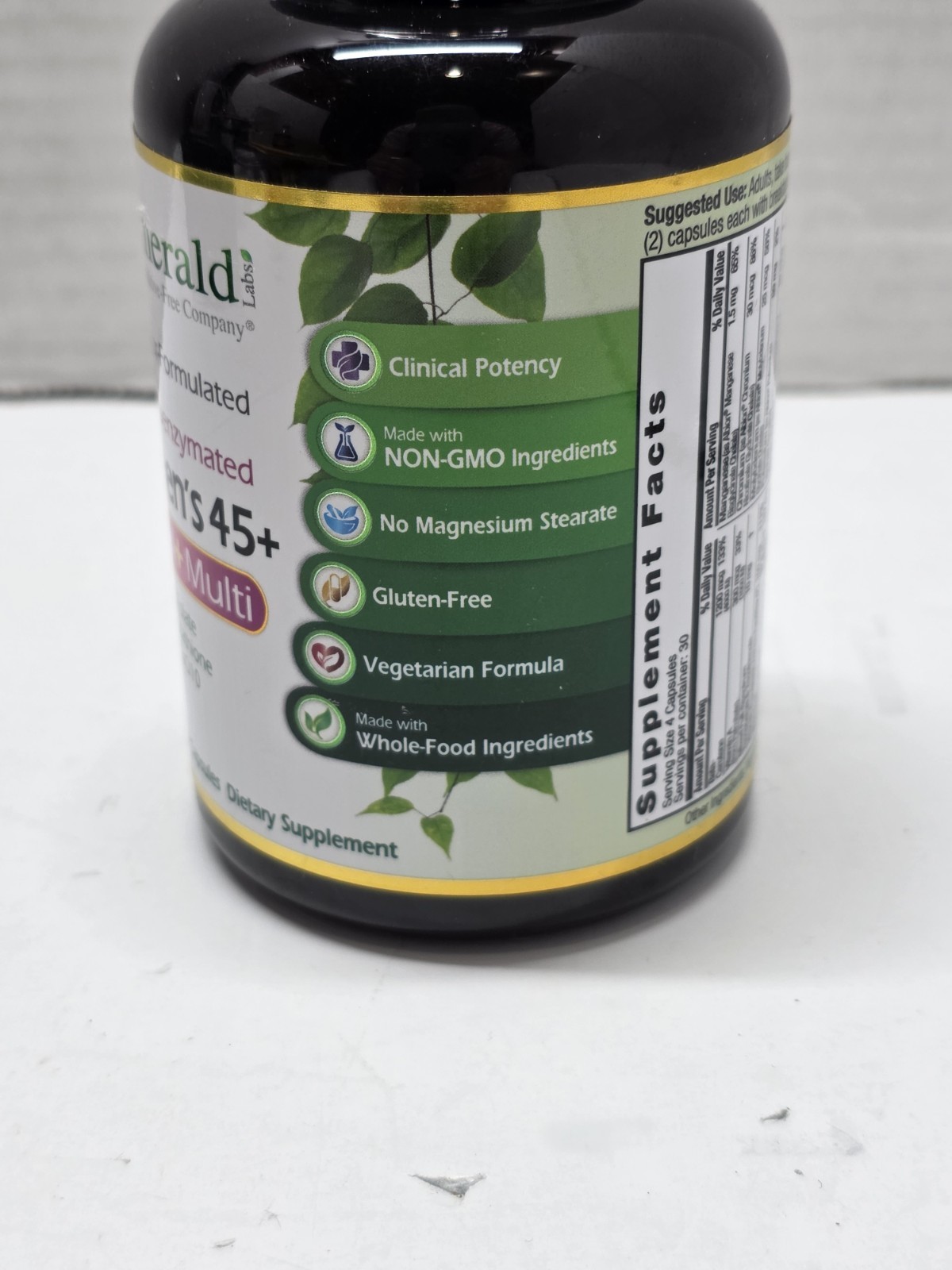 Emerald Doctor-Formulated Coenzymated Women’s 45+ Clinical Multi 120 Veggie Caps