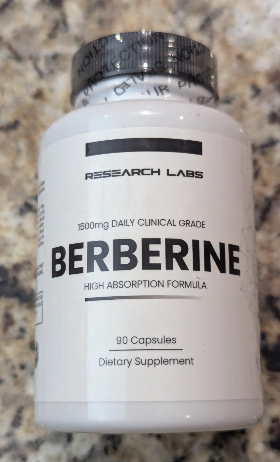 Research Labs Berberine High Absorption 1500mg 90 capsules exp: 08/2027