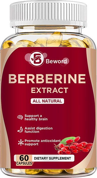 Premium Berberine HCL 1200mg for Cardiovascular & Overall Wellness Support