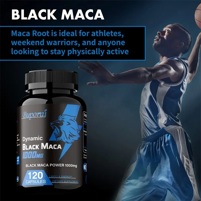 Black Maca 120pcs – Balance Hormones, Reduce Fatigue, Increase Muscle Mass