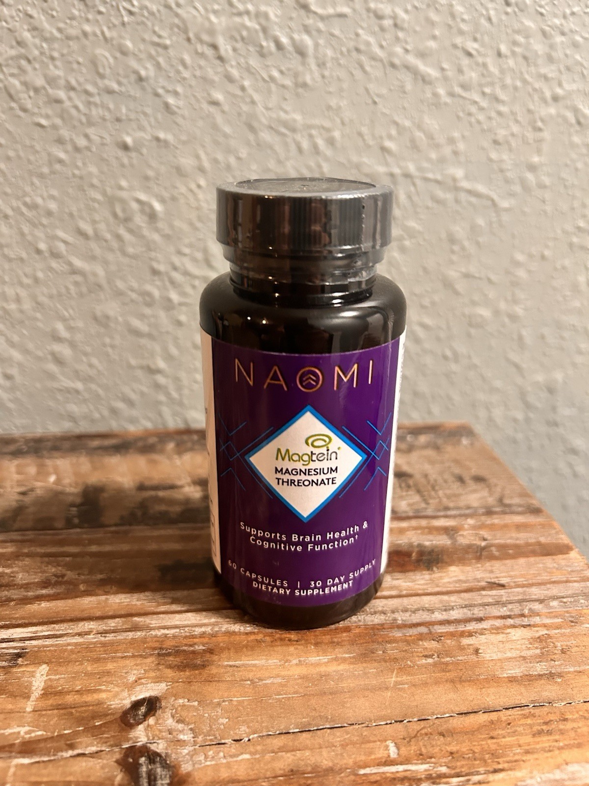 NAOMI Magnesium L-Threonate 2000mg Patented Magtein Exp 07/2026