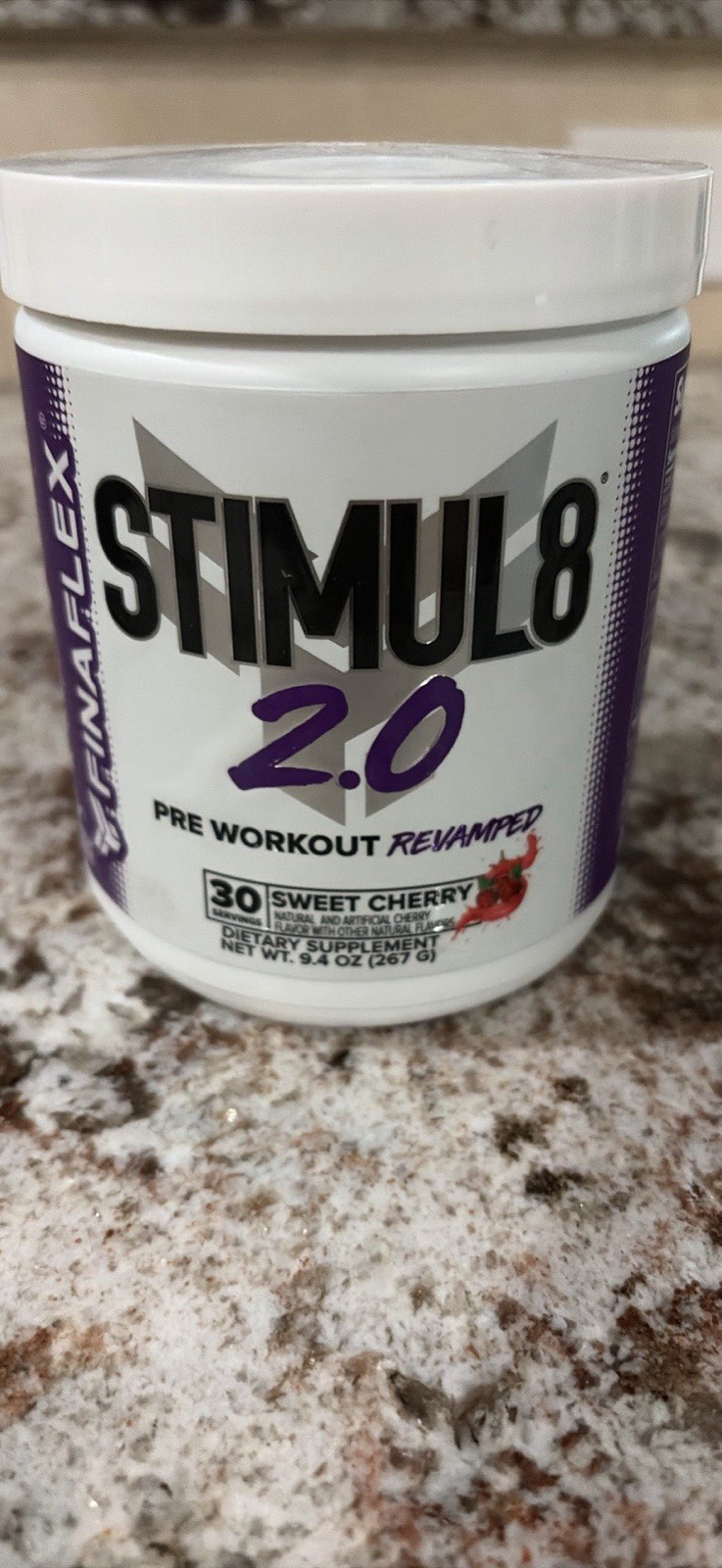 Finaflex STIMUL8® 2.0 Pre-Workout Energy, Sweet Cherry, 30 Servings