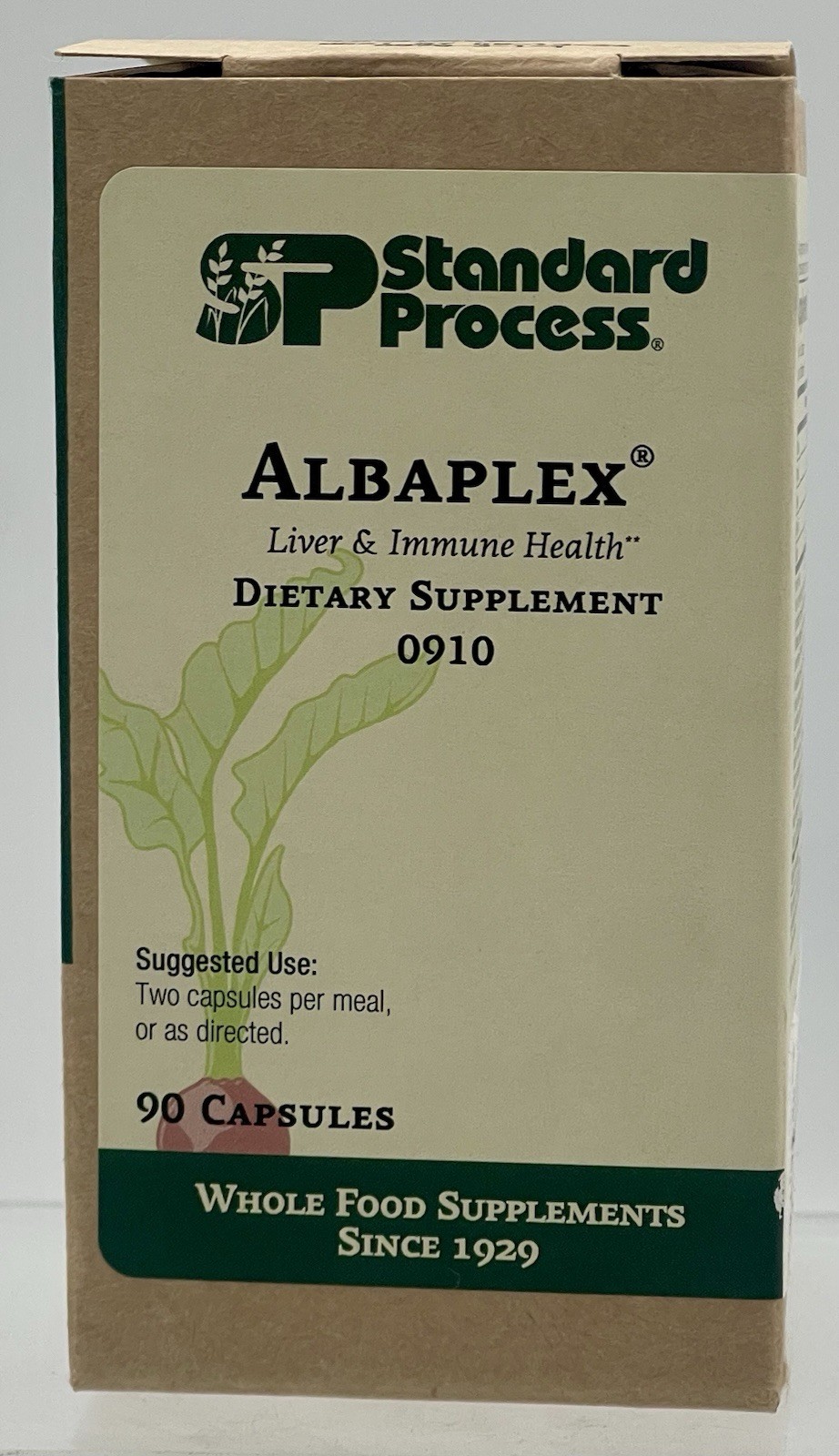 Standard Process Albaplex Dietary Supplement 90 Capsules Exp 8/26