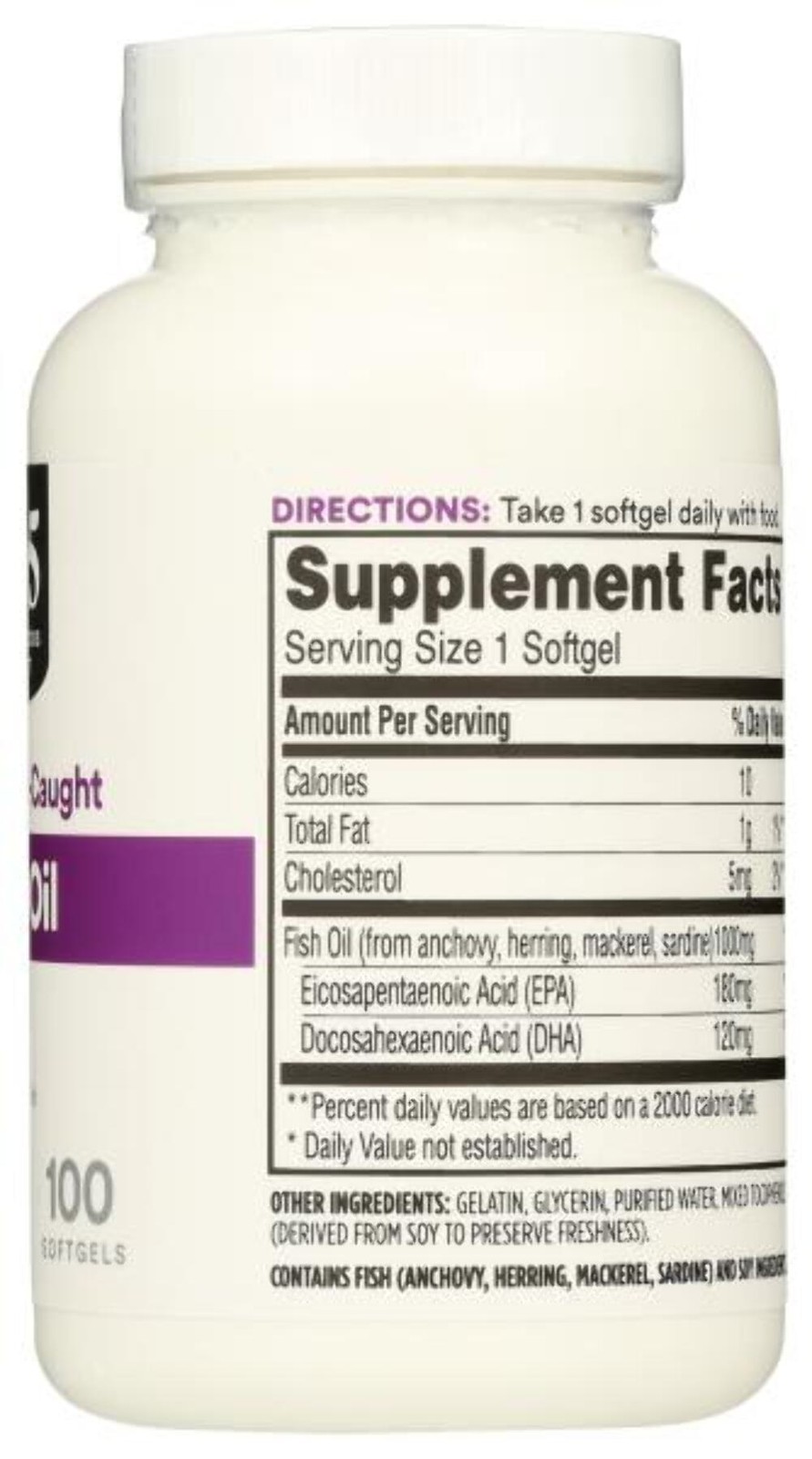 8/26 365 by Whole Foods Market, Oil Fish 1000 Mg, 100 Softgels