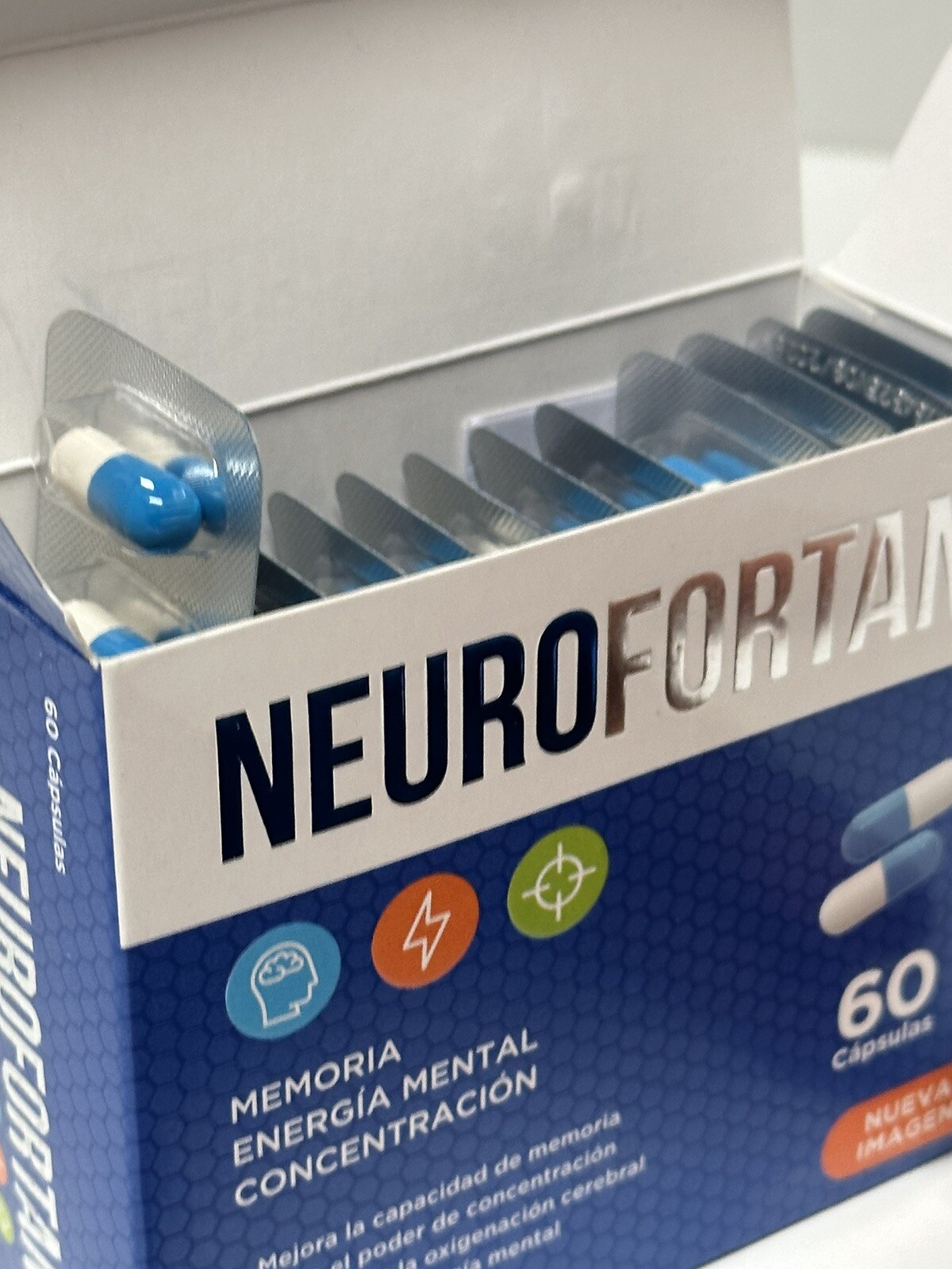 Neurofortan Capsule Brain Health Mental Alertness Memory Focus Concentration NEW