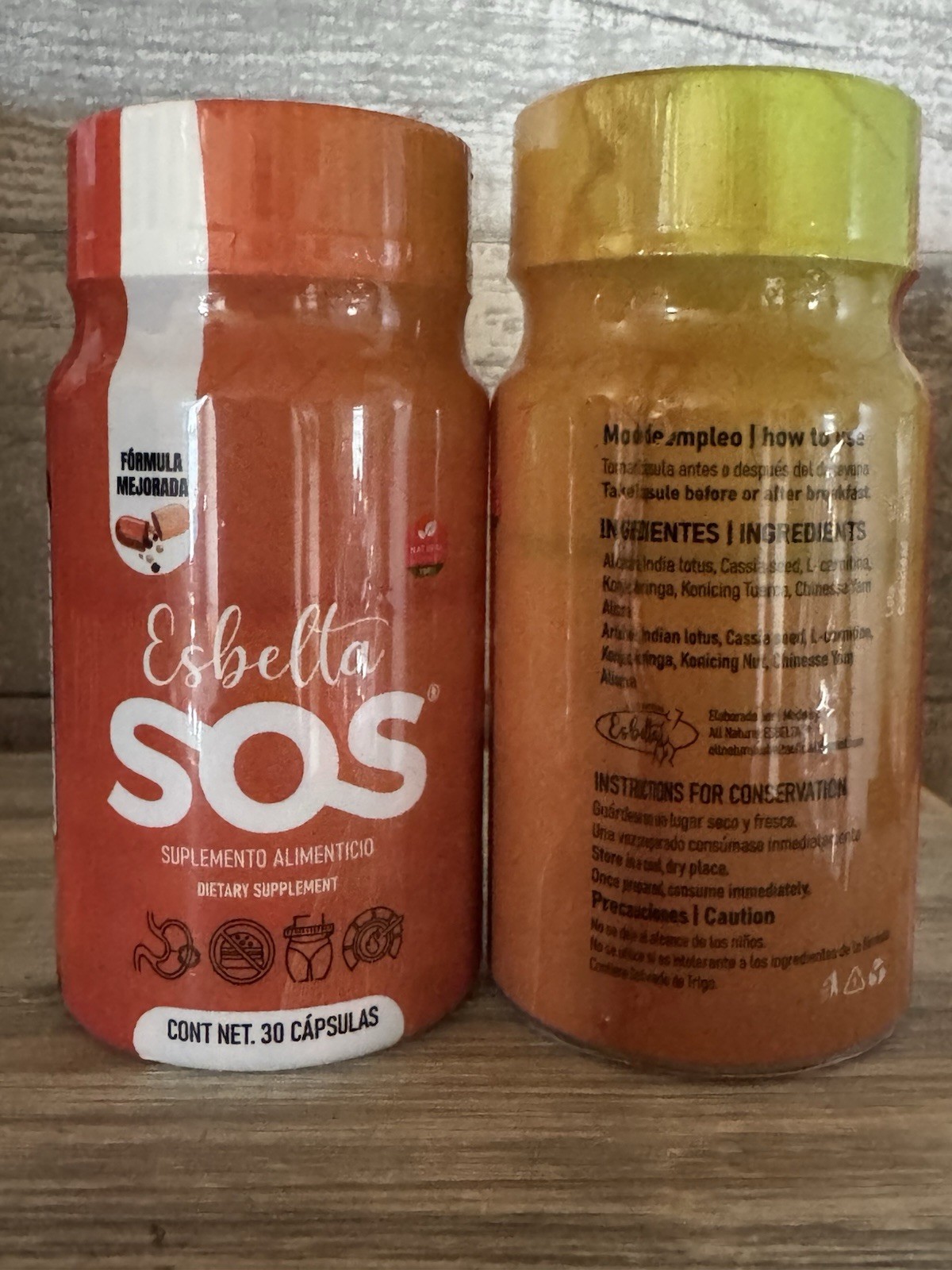 2 BOTTLES Esbelta SOS Slim Regular