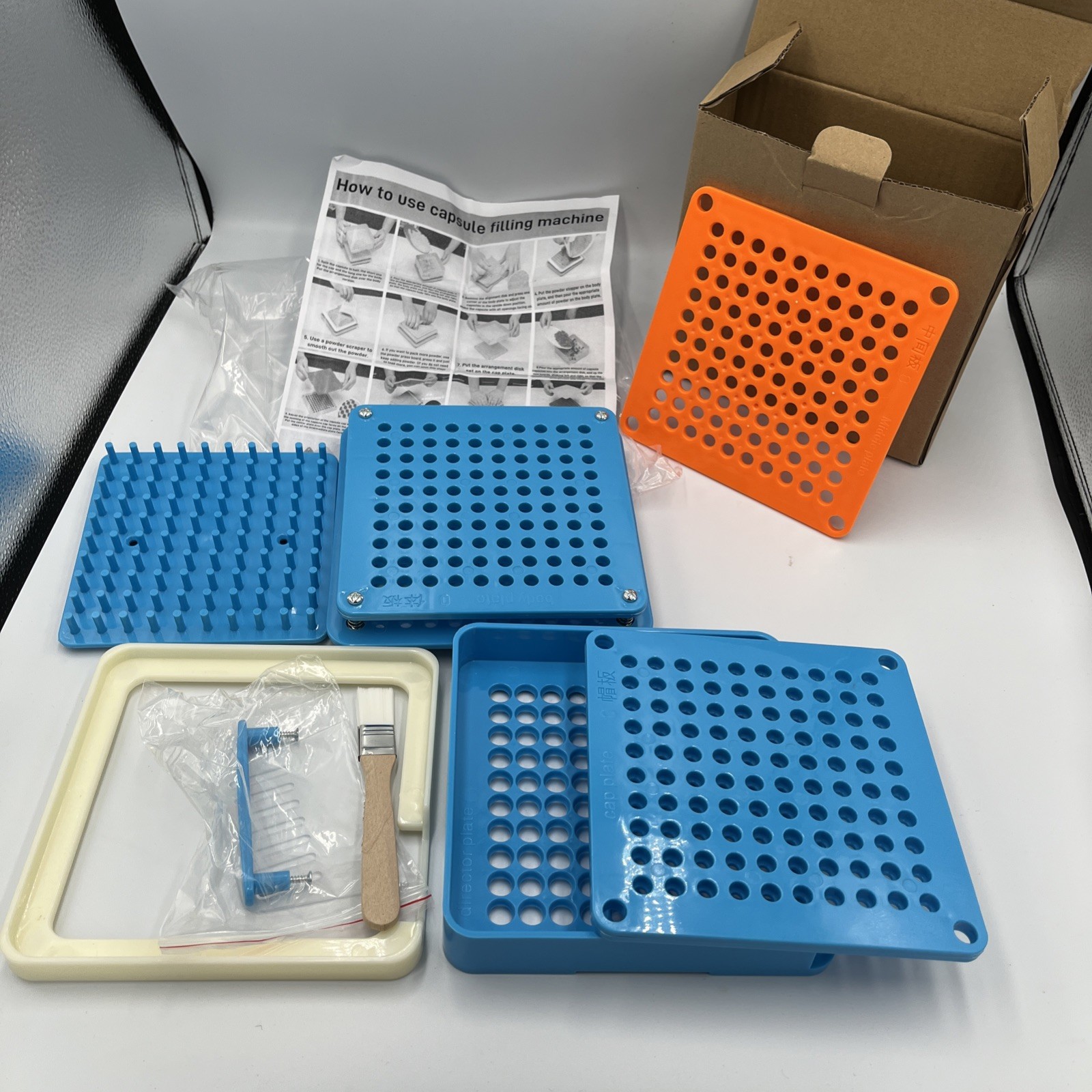 100 Hole Pill Box Organizer And Storage Unit