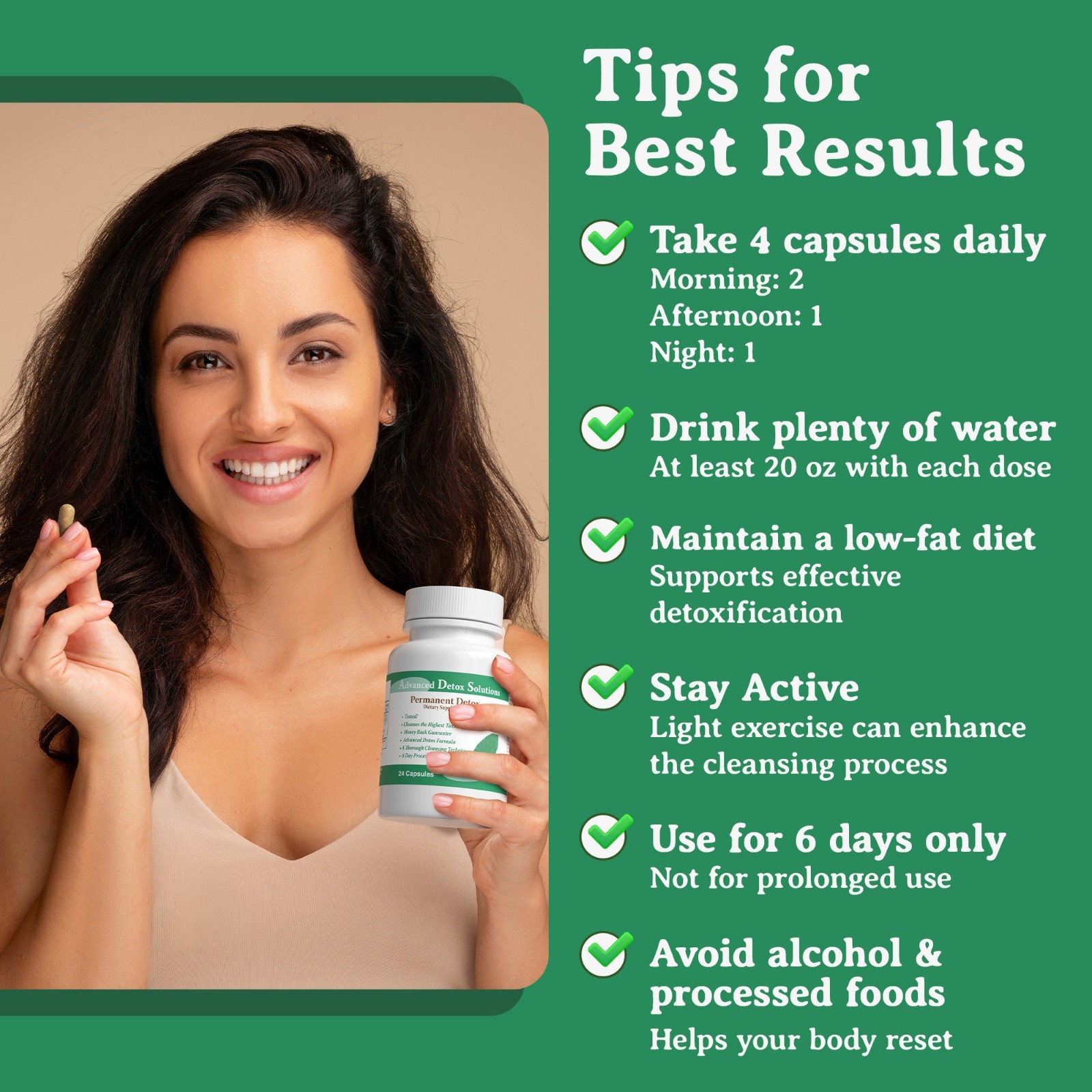 Permanent Detox with Milk Thistle / Same Day Shipping! / Made in the USA!