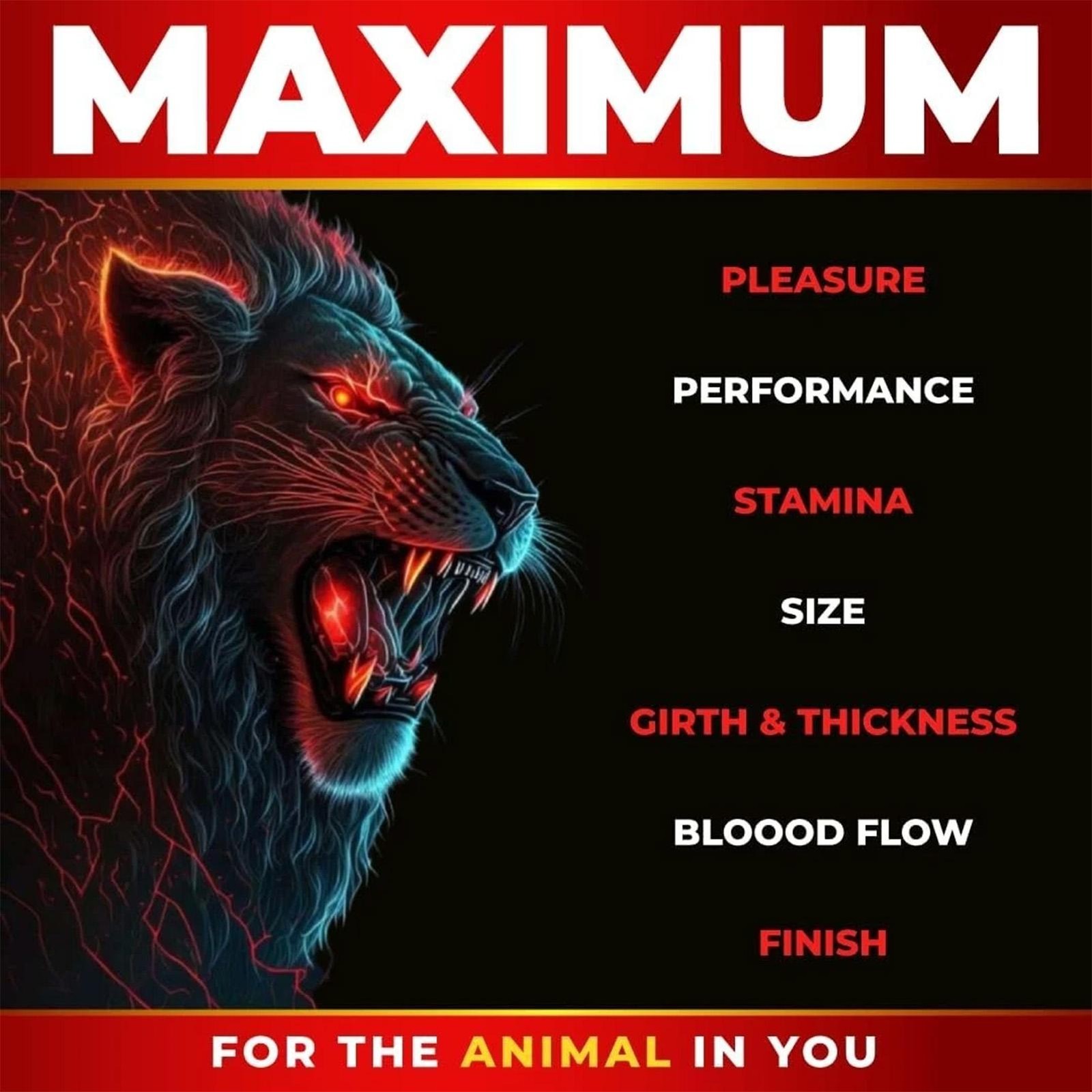 – ERUPTION Male Performance Support – Boost Stamina, Size, Stamina & Vitality