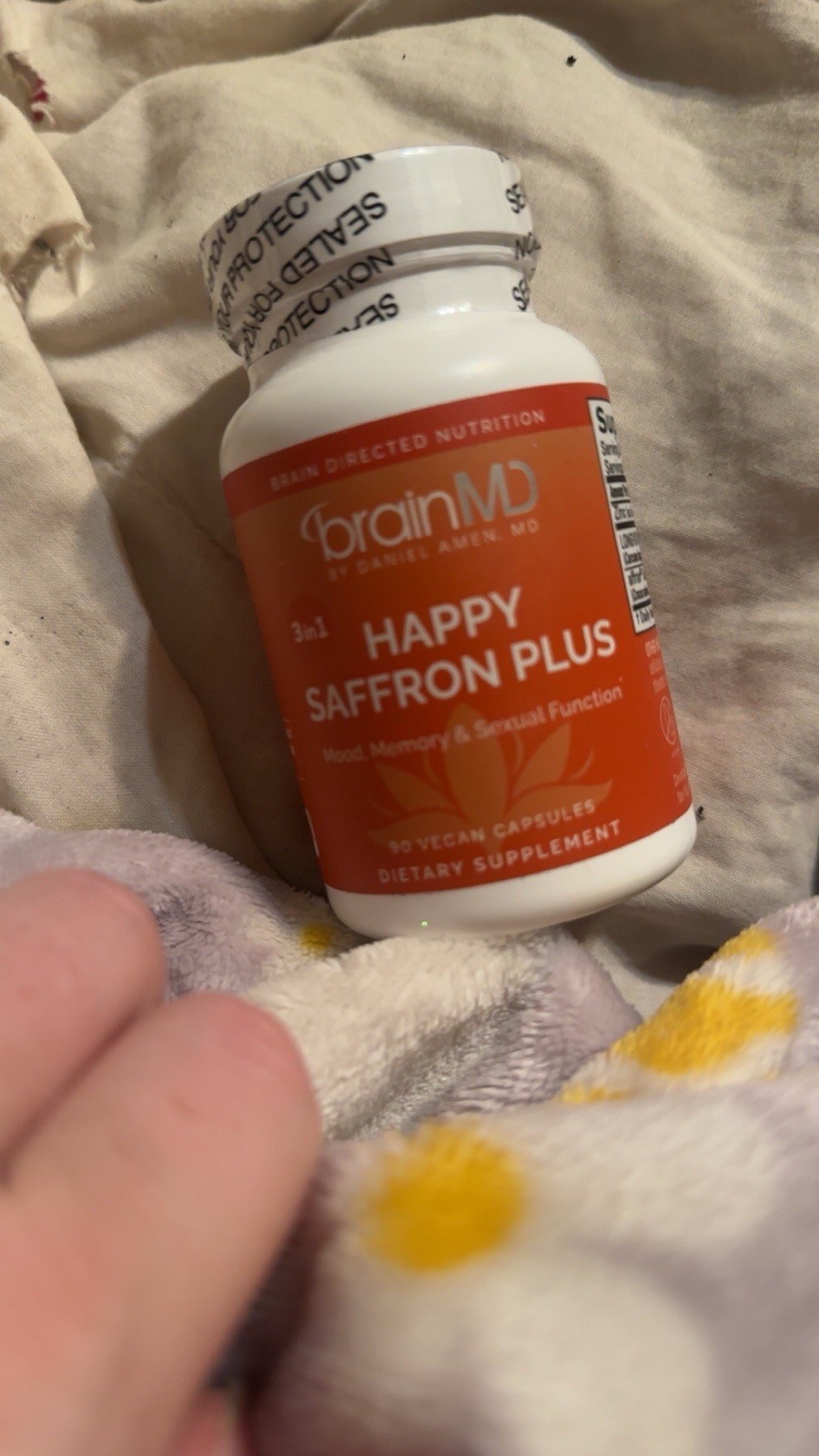 Brain MD 3 In 1 Happy Saffron Plus 90 Capsules Exp 8/27
