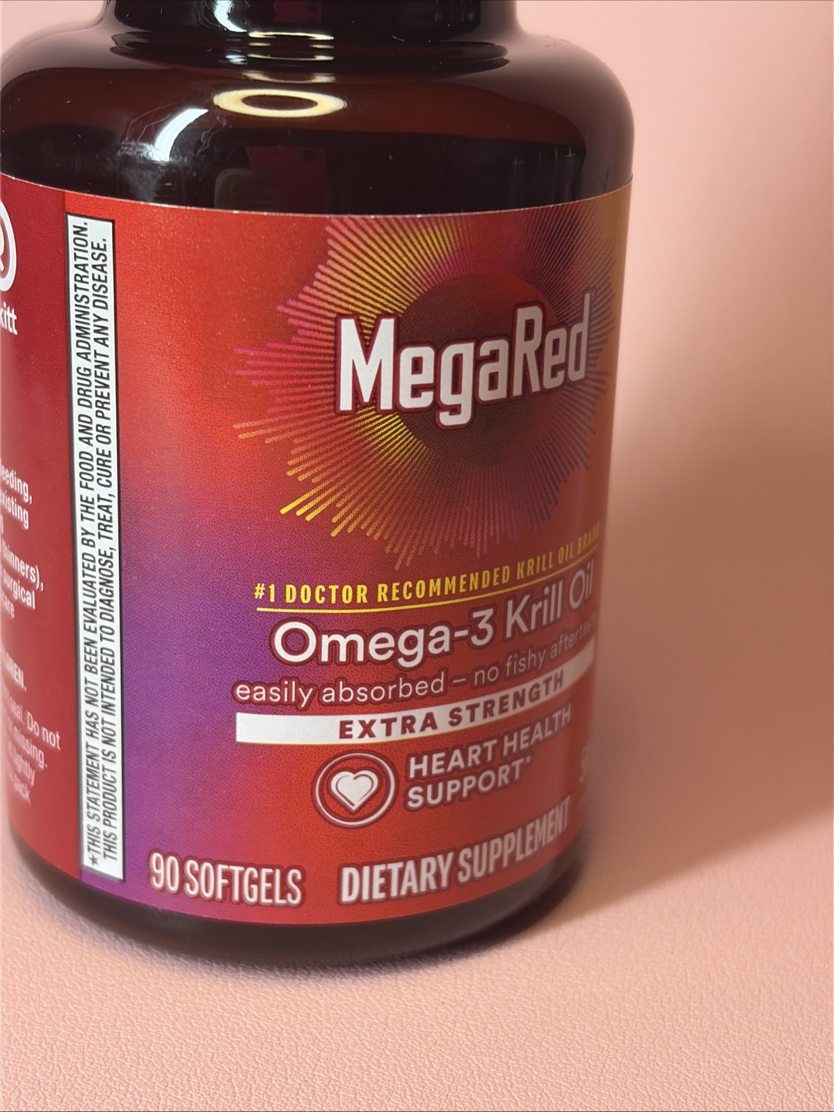 EXP:09/2027 MegaRed Omega 3 Krill Oil 500mg 90SoftGels.