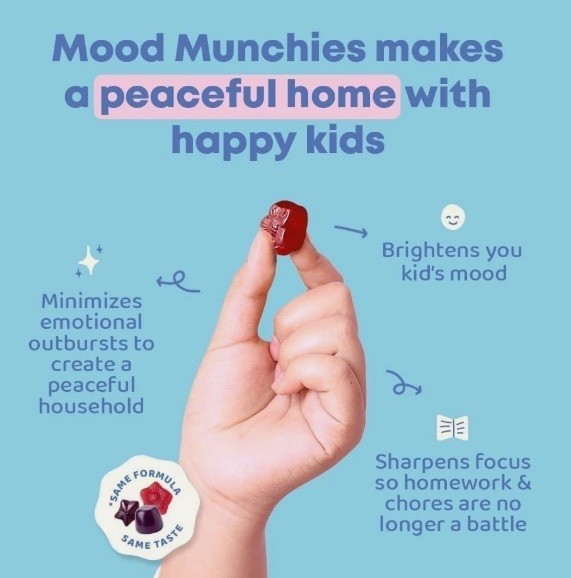 JoySpring Mood Munchies Saffron Gummies For Mood & Focus 60 Count Brand New Seal