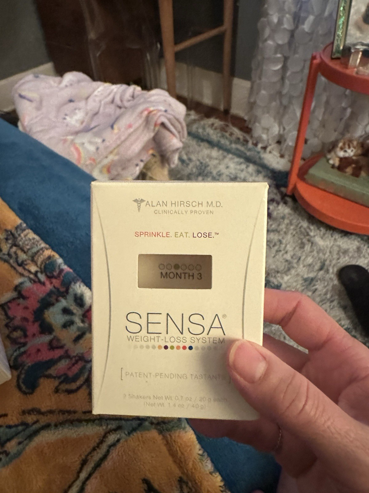 Sensa Weight Loss Supplement Powder Month 3 0.7 oz (20 g) Box + Pouches