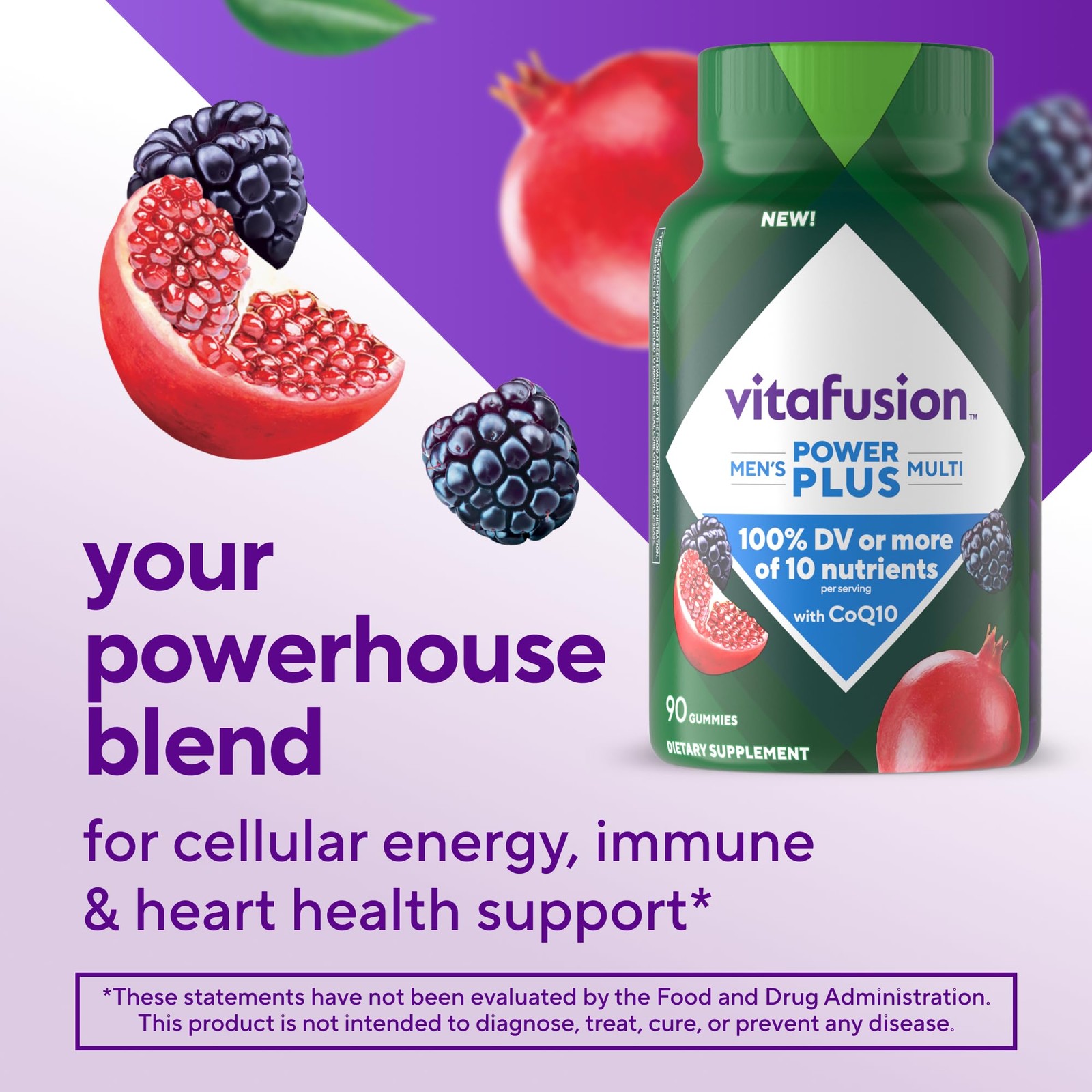 Vitafusion Power+ Men’s Multi​ 90 Count (Pack of 1)