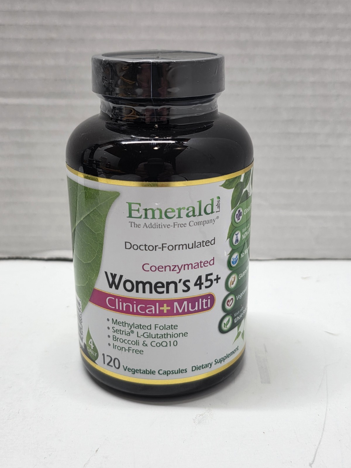 Emerald Doctor-Formulated Coenzymated Women’s 45+ Clinical Multi 120 Veggie Caps