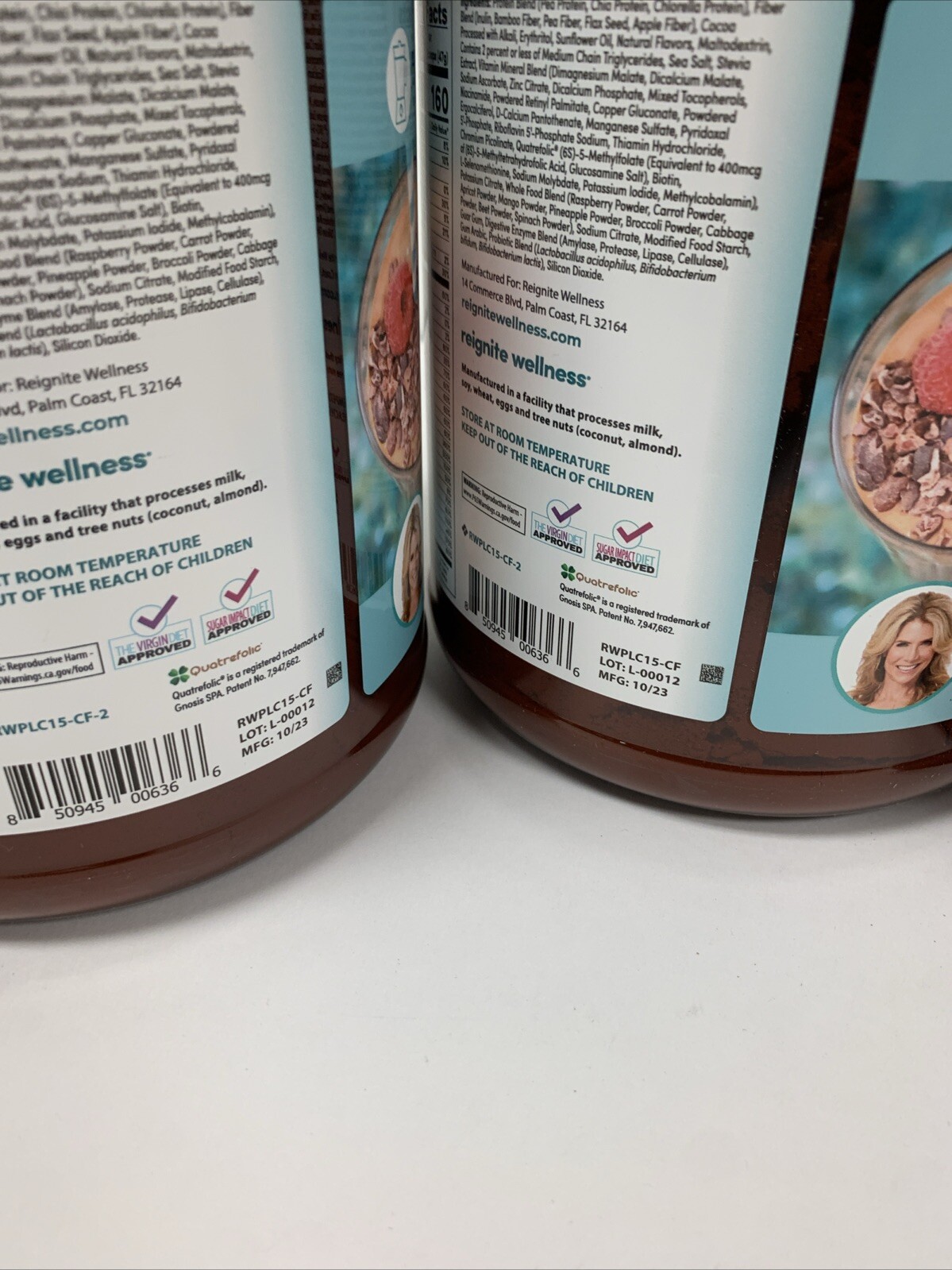 3 QTY Reignite Wellness Chocolate Plant Based All In 1 Shake MFG: 10/23