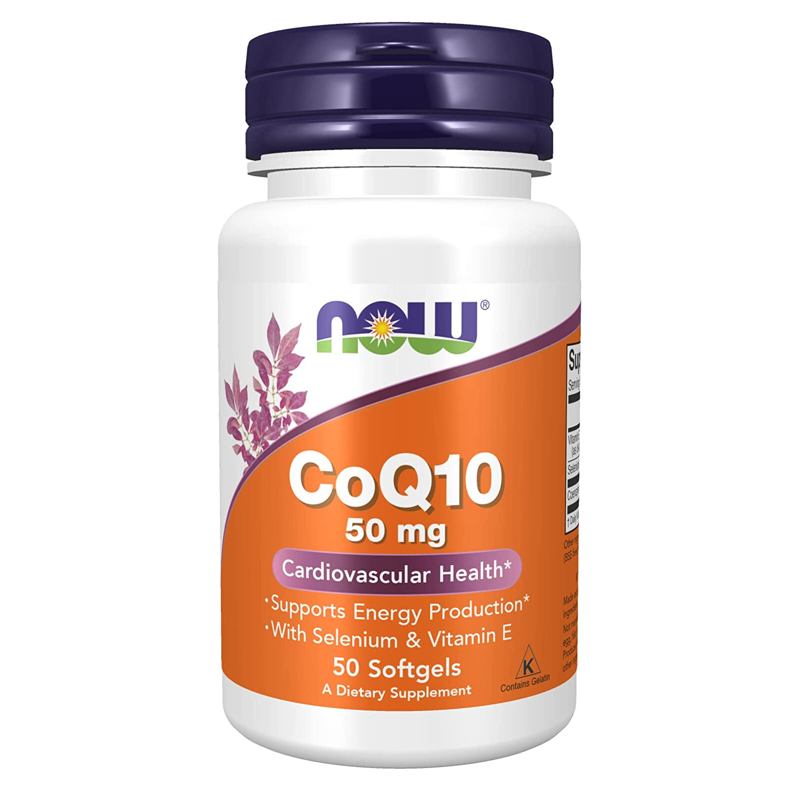 NOW FOODS CoQ10 50 mg 50 Softgels