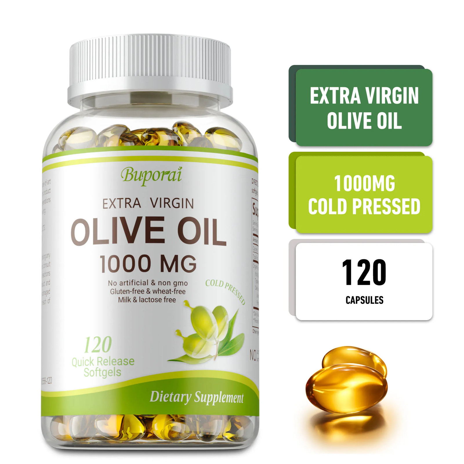 Olive Oil 120pcs – Antioxidant, Promotes Heart, Joint & Cardiovascular Health