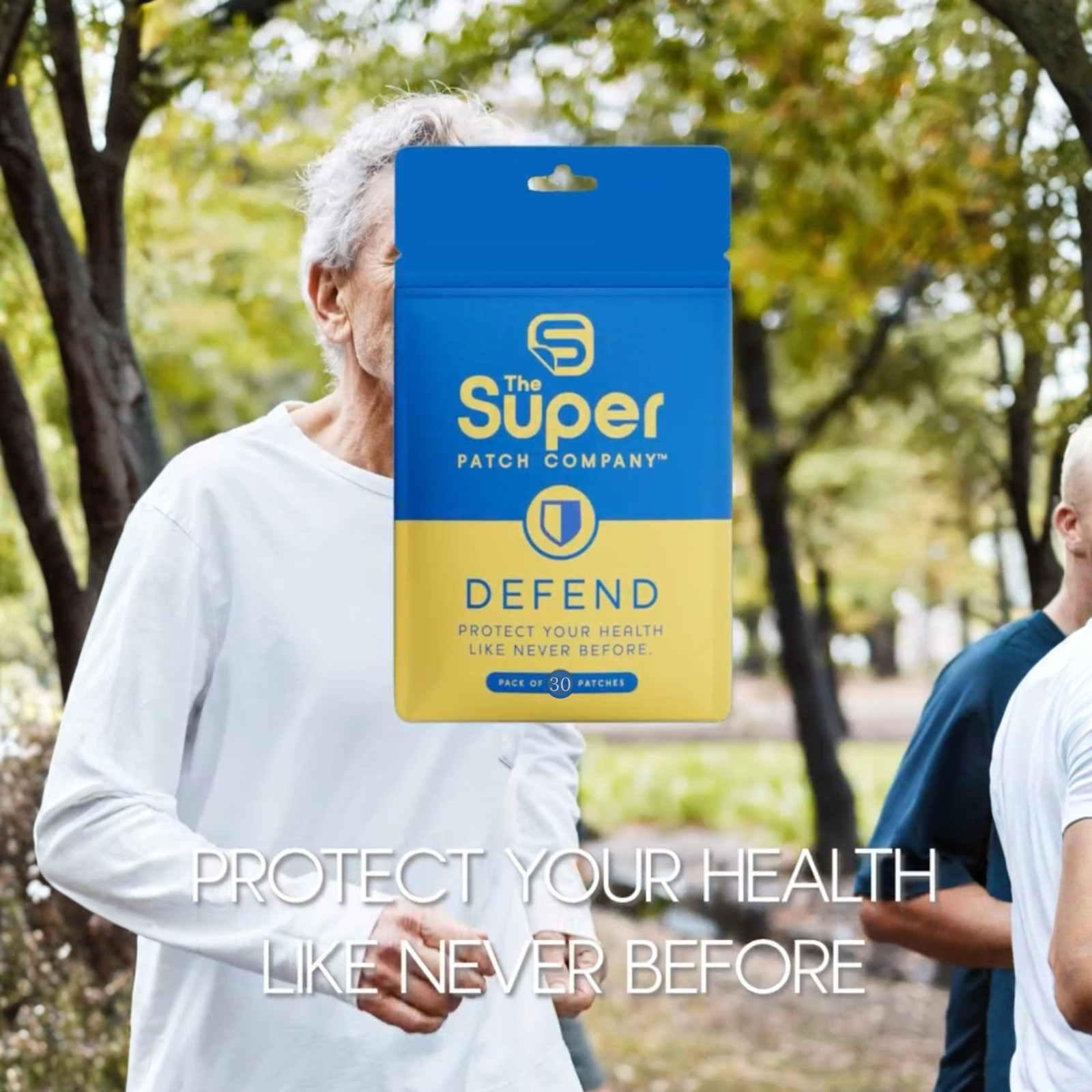 Super Patch DEFEND Immune Support Patch Drug-Free Daily Wellness 30 Patches