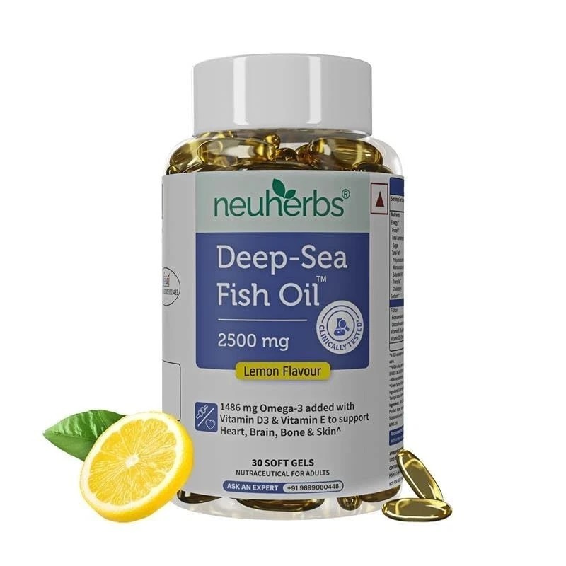 Deep Sea Omega 3 Fish Oil – Supplement Triple Strength 2500 Mg, No Fishy Burp a3
