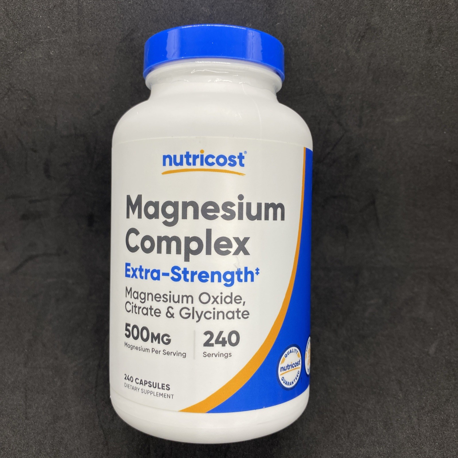 Nutricost Magnesium Complex Extra Strength 500mg 240 Capsules Exp 11/2028