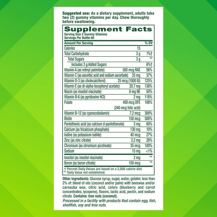 Vitafusion Women’s Adult Gummies, A C E Boost, Multivitamins, 120 Count